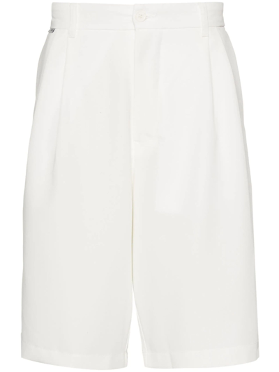 FAMILY FIRST MILANO WHITE TAILORED KNEE SHORTS