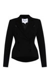 Alaïa Ala Double-breasted Blazer In Noir Alaia