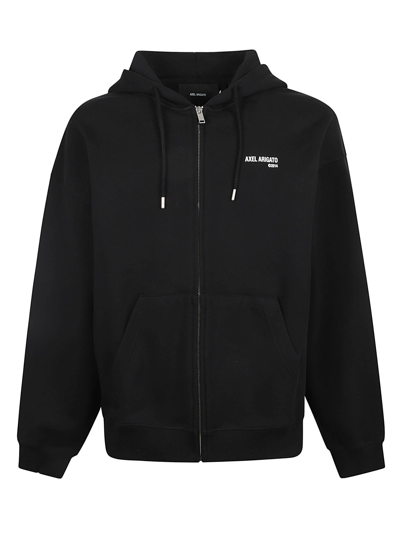 AXEL ARIGATO LOGO ZIPPED HOODIE