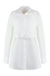 Alexander Wang Cotton Shirtdress In White