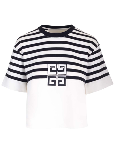 Givenchy Cropped T-shirt In Multicolor
