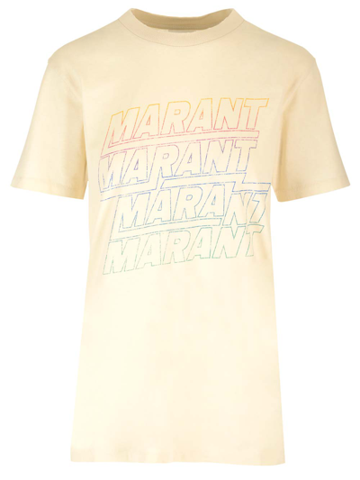 Marant Etoile Zoeline T-shirt In Ecrù