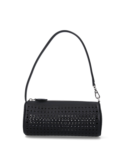 Alaïa Tube Shoulder Bag In Black