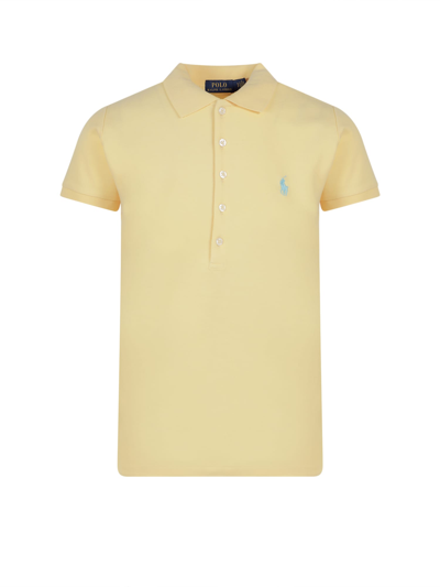 Ralph Lauren Polo Shirt In Corn Yellow