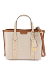 TORY BURCH PERRY CANVAS TRIPLE-COMPARTMENT TOTE