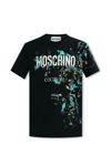 MOSCHINO T-SHIRT WITH LOGO MOSCHINO