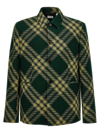 BURBERRY CHECK WOOL TAILORED BLAZER