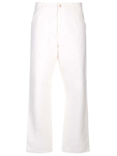Carhartt Simple Pant Straight Fit Jeans In White