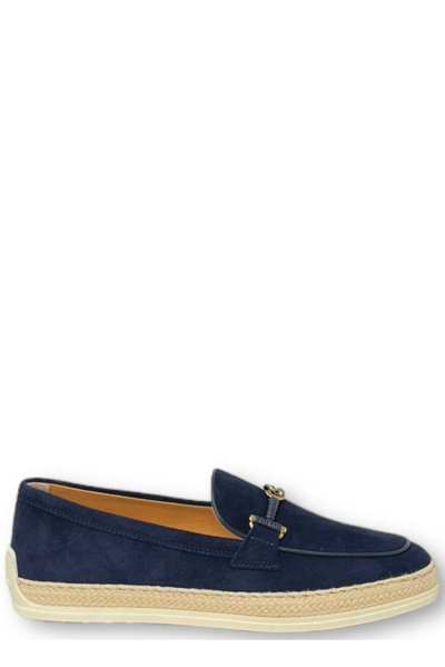 Tod's Gomma Slip-on Loafers Tods In Blue