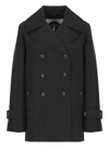Save The Duck Black Doublebreasted Waterproof Jacket