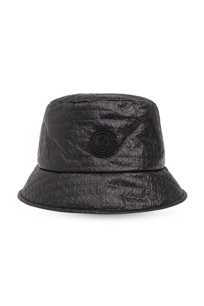 Moncler Logo印花填充渔夫帽 In Black