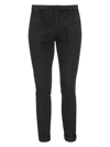 DONDUP MID RISE SLIM FIT TROUSERS