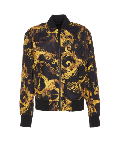 VERSACE JEANS COUTURE REVERSIBLE WATERCOLOUR COUTURE JACKET