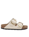 Birkenstock Arizona Big Buckle Leather Slides With Buckle