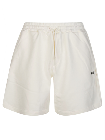 Msgm Bermuda In White