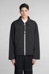 BONSAI CASUAL JACKET IN BLACK POLYESTER