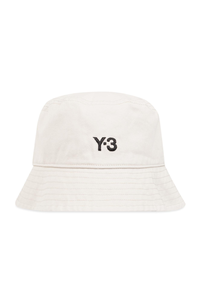 Y-3 Bucket Hat With Logo In Neutral