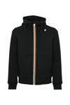 K-way Jack Stretch Nylon Jersey Jacket In Black