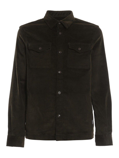 Barbour Buttoned Long Sleeved Shirt In Verde
