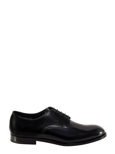 Doucal's Lace-up Shoe In Nero