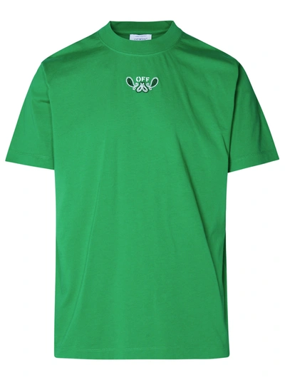 Off-white Arrow Bandana T-shirt In Green