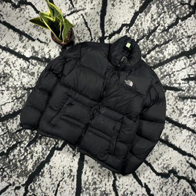 Pre-owned Outdoor Life X The North Face 700 Nuptse Down Puffer Jacket Gorpcore Y2k In Black White