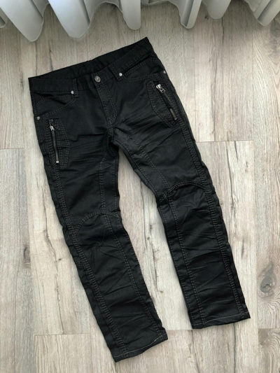 Pre-owned Vintage Kosmo Lupo Y2k Black Denim Pants