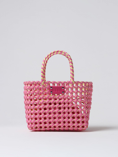 Msgm Tote Bags  Woman Color Pink