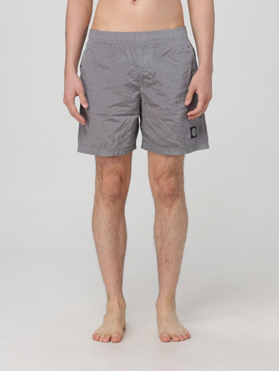 Stone Island Swimsuit  Men Color Grey In Gray