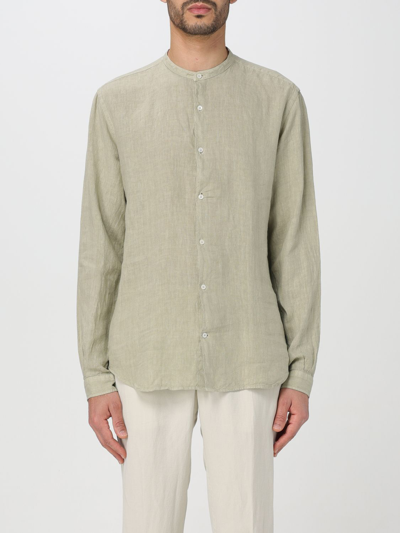 Brooksfield Shirt  Men Color Sage