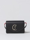 Christian Louboutin Loubi54 Small Crossbody In Nappa Leather In Black
