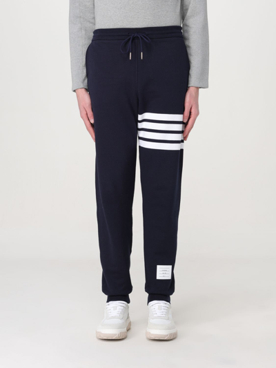 THOM BROWNE PANTS THOM BROWNE MEN COLOR BLUE,F09726009