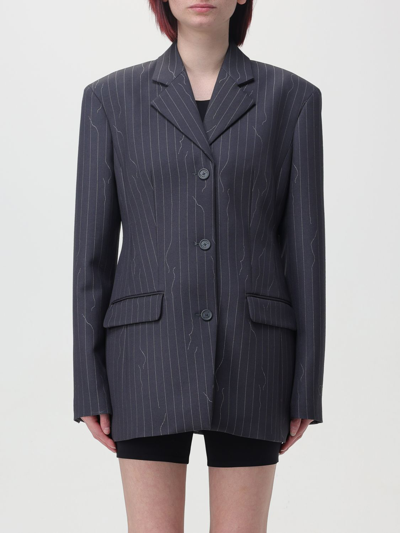 Off-white Blazer  Woman Color Grey