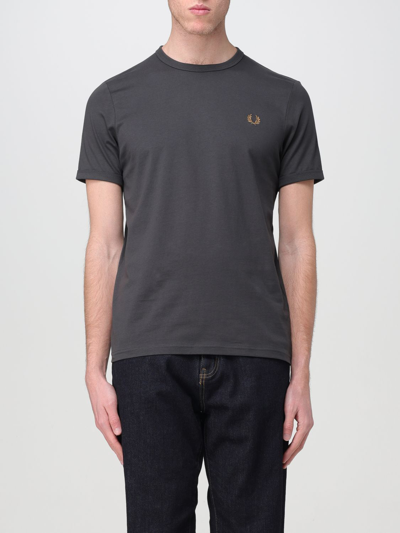 Fred Perry T-shirt  Men Colour Charcoal