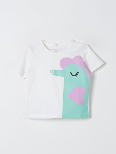 Stella Mccartney Kids' Illustration-print Cotton T-shirt In White