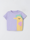 STELLA MCCARTNEY T-SHIRT STELLA MCCARTNEY KIDS KIDS COLOR LILAC,F13490038