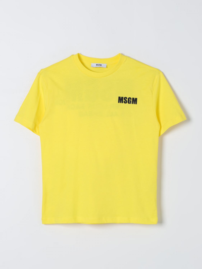 Msgm T-shirt  Kids Kids Colour Yellow