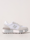 Liu •jo Amazing Glittery Mesh Sneakers In White