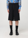 Moschino Bermuda With Logo In Black