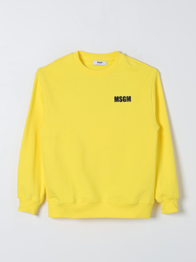 Msgm Sweater  Kids Kids Color Yellow