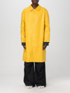 Maison Margiela Trench Coat In Yellow