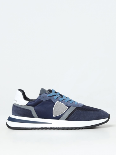 PHILIPPE MODEL SNEAKERS PHILIPPE MODEL MEN COLOR BLUE,F26050009
