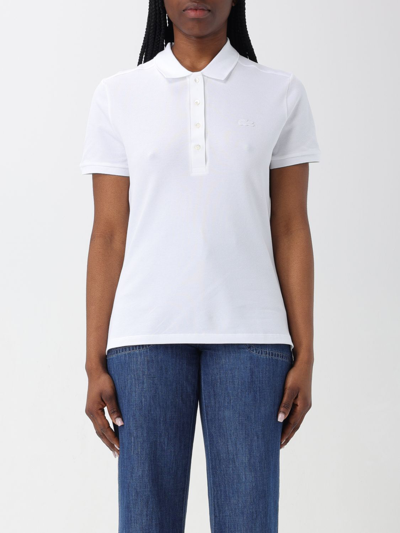 Lacoste Polo Shirt  Woman Color White