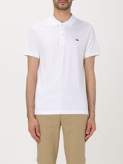 LACOSTE POLO SHIRT LACOSTE MEN COLOR WHITE,F26553001