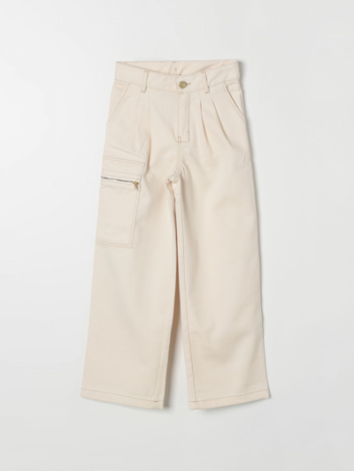 Jacquemus Jeans  Kids Color White