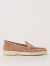 Santoni Yaltamoc Suede Slip-on Loafers In Brown