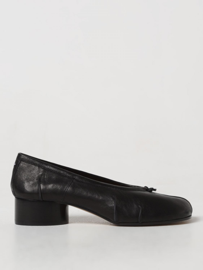 Maison Margiela Tabi New 30mm Ballerina Shoes In Black