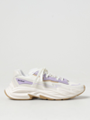 Balmain B-dr4g0n Panelled Lace-up Sneakers In Ivory