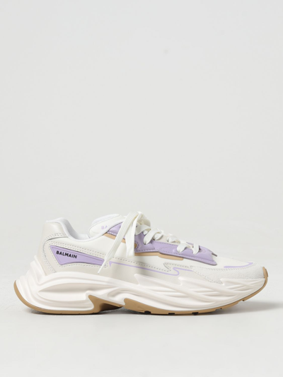 BALMAIN SNEAKERS BALMAIN WOMAN COLOR IVORY,F28380044