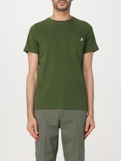 K-way T-shirt  Men Colour Grass Green